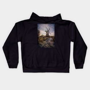 Winter Windmill Kids Hoodie